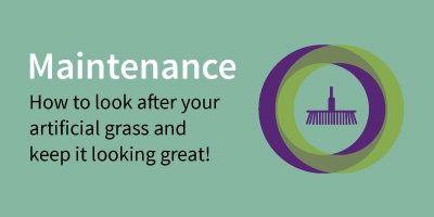 Learn how to maintain your new artificial grass